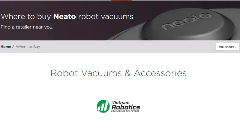 Phân phối chính hãng của 2 thương hiệu hàng đầu là Neato Robotics và Ecovacs Robotics