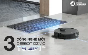 3 công nghệ mới có mặt trên Ecovacs DEEBOT OZMO T8 AIVI™ 8 Robot hút bụi Deebot T8 AIVI