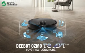 Deebot OZMO T8 AIVI – Tuyệt tác công nghệ trong tầm tay 5 Robot hút bụi Deebot Ozmo T8 AIVI
