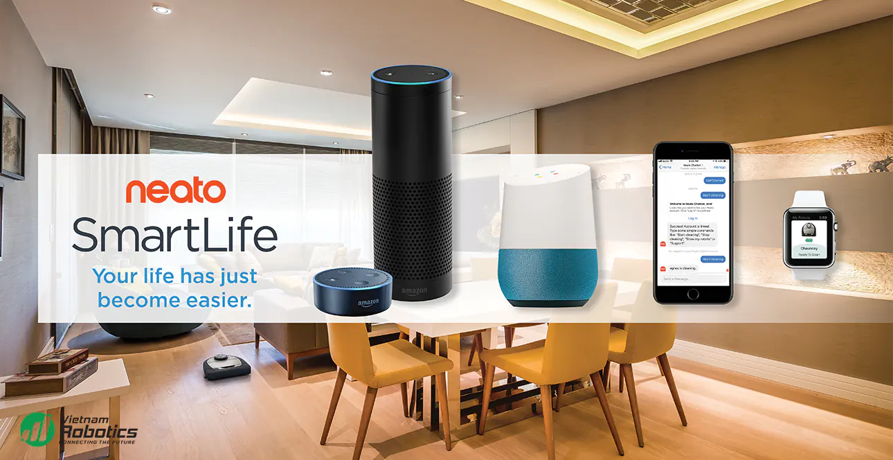 Robot hút bụi Neato Connected D3 Smart life