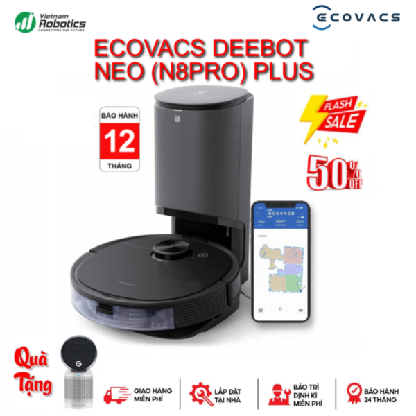 vietnam robotics robot hut bui lau nha ecovacs deebot neo plus kuyen mai 50