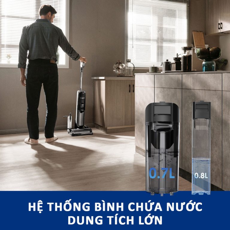 vietnam robotics may hut bui lau nha cam tay khong day TINECO FLOOR ONE S5.9