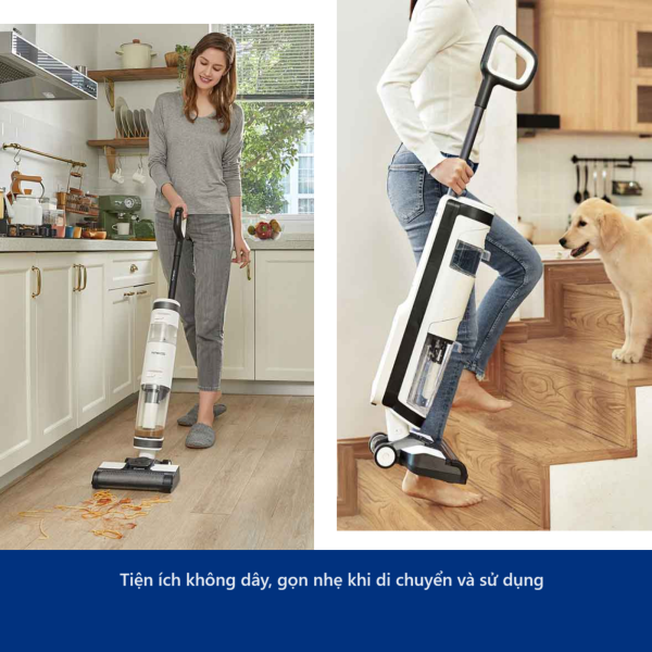 Máy hút bụi lau sàn tự giặt giẻ Tineco ifloor 3 - bản Quốc tế 16 vietnam robotics may hut bui lau nha cam tay khong day TINECO IFLOOR 3 BREEZE.7
