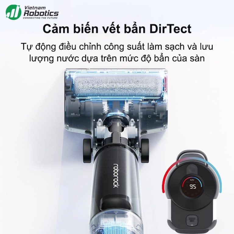 vietnam robotics may hut bui lau san kho uot cam tay roborock dyad air 3