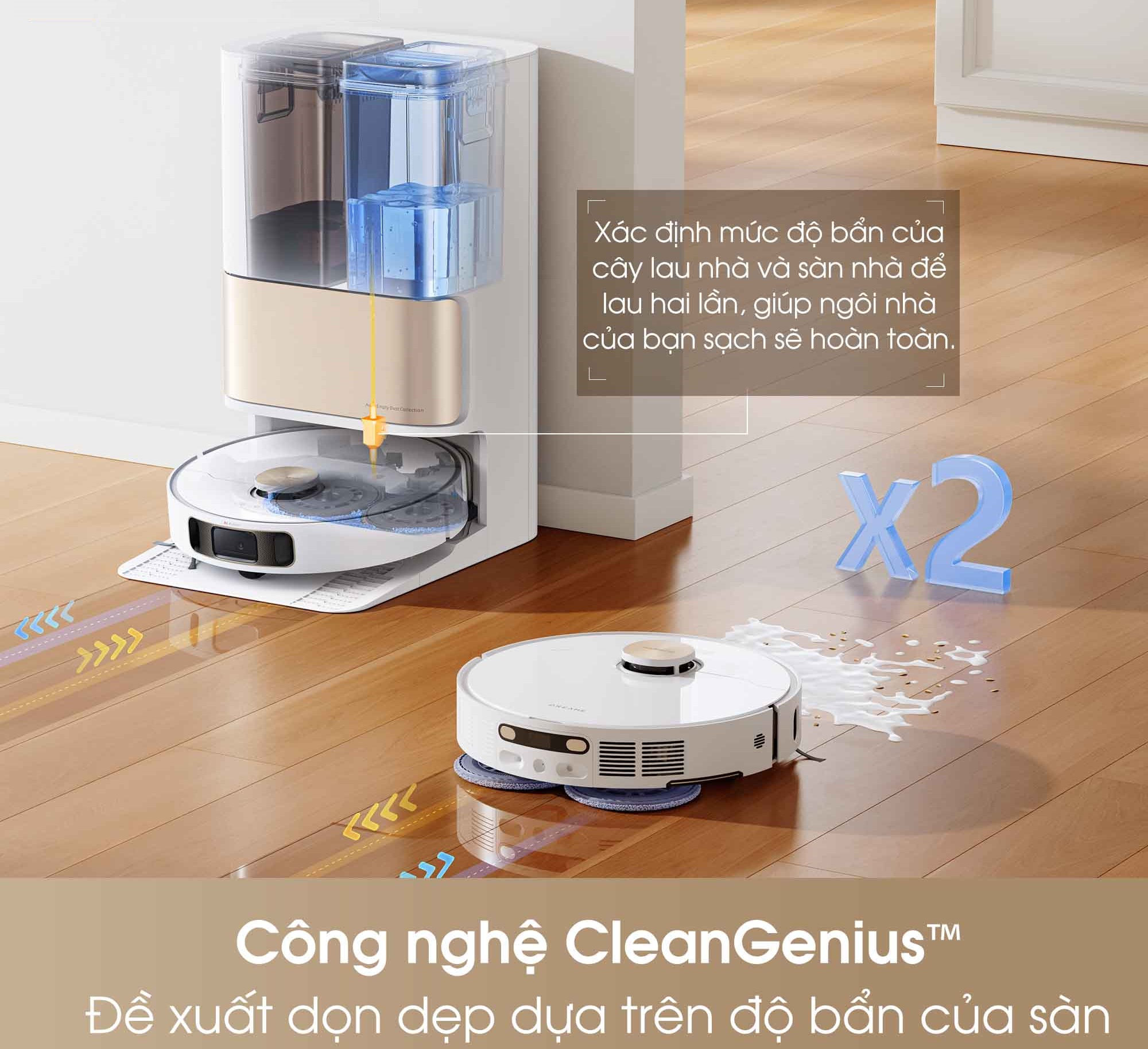 vietnam robotics robot dreame l10s pro ultra cong nghe CleanGenius™
