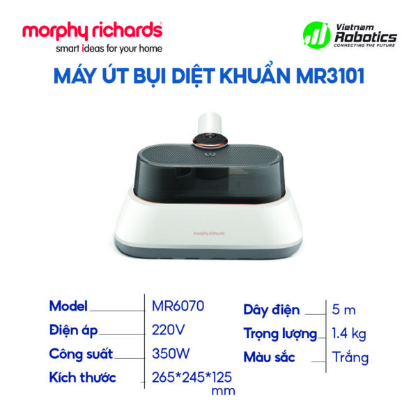 Vietnamrobotics may hut bui diet khuan giuong nem morphy richads MR3101.8 1