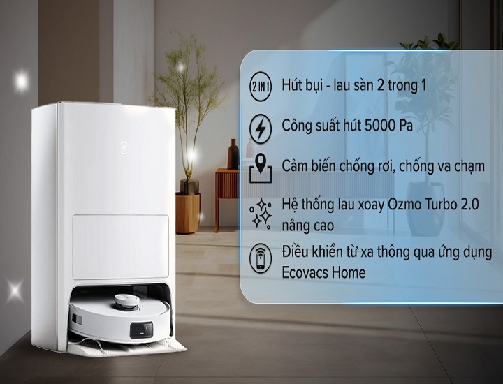 Robot hút bụi lau nhà Điện Máy Xanh - Nhà phân phối Ecovacs của VietnamRobotics.vn 2 Robot hut bui lau nha Dien May Xanh Nha phan phoi Ecovacs cua VietnamRobotics.vn 2