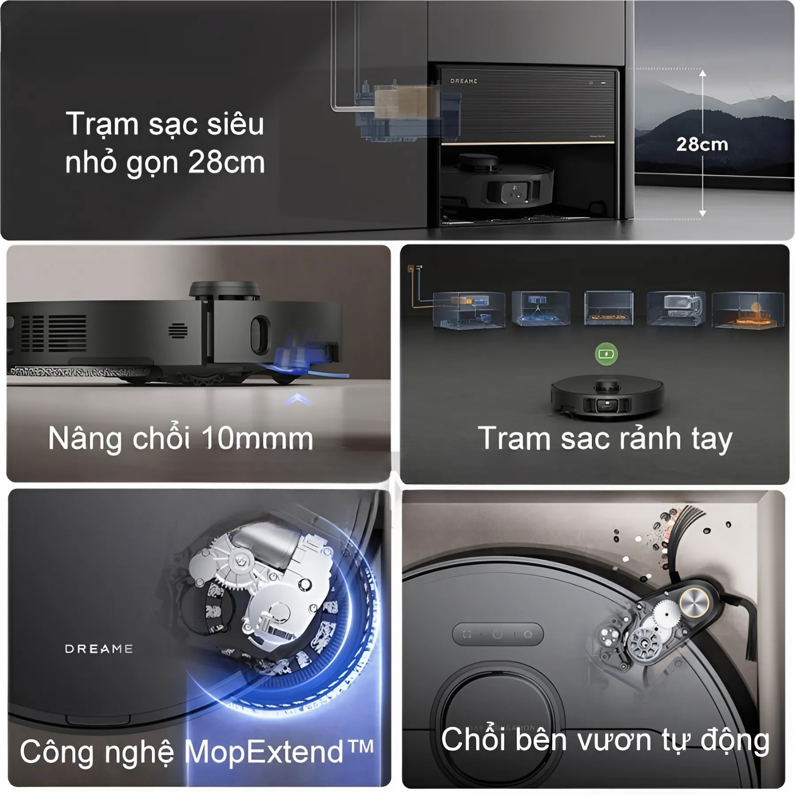 Robot Hút Bụi Lau Nhà Dreame X40 Master - Bản Quốc Tế 43 vietnam robotics robot hut bui lau nha dreame x40 master 1