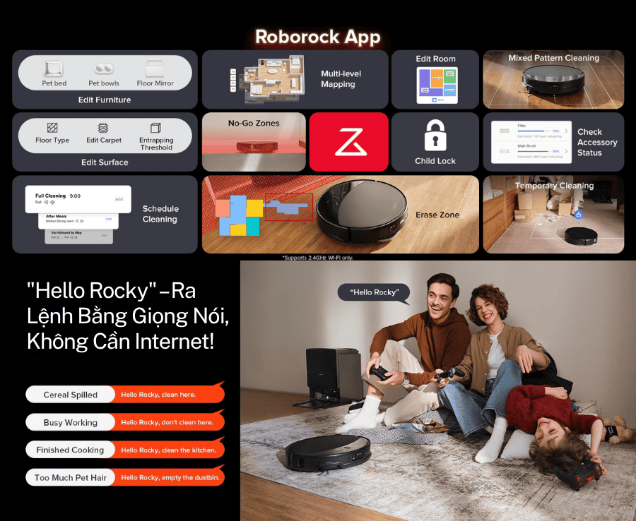 Robot hút bụi lau nhà Roborock Saros 10R 31 vietnam robotics robot hut bui lau nha roborock saros 10r gioi thieu chi tiet 21