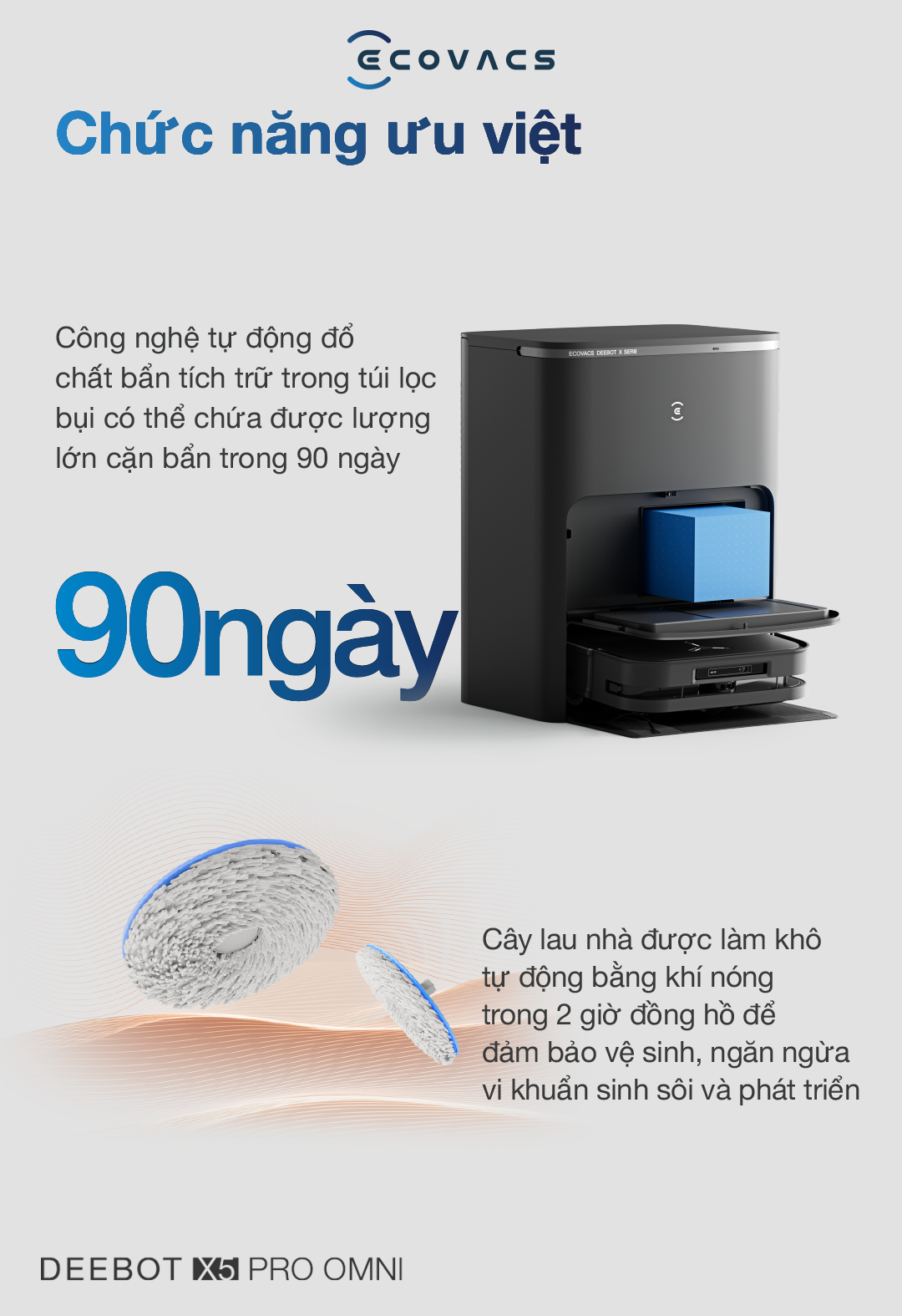 vietnam robotics robot hut bui lau nha ecovacs deebot x5 pro omni tinh nang.19