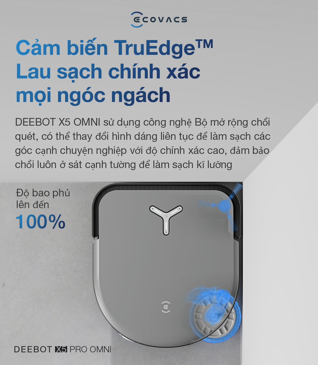 vietnam robotics robot hut bui lau nha ecovacs deebot x5 pro omni tinh nang.2