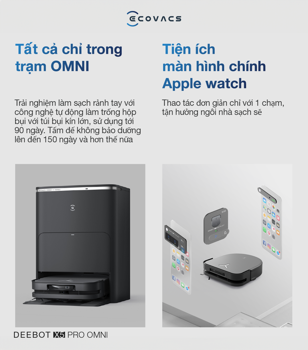 vietnam robotics robot hut bui lau nha ecovacs deebot x5 pro omni tinh nang.21