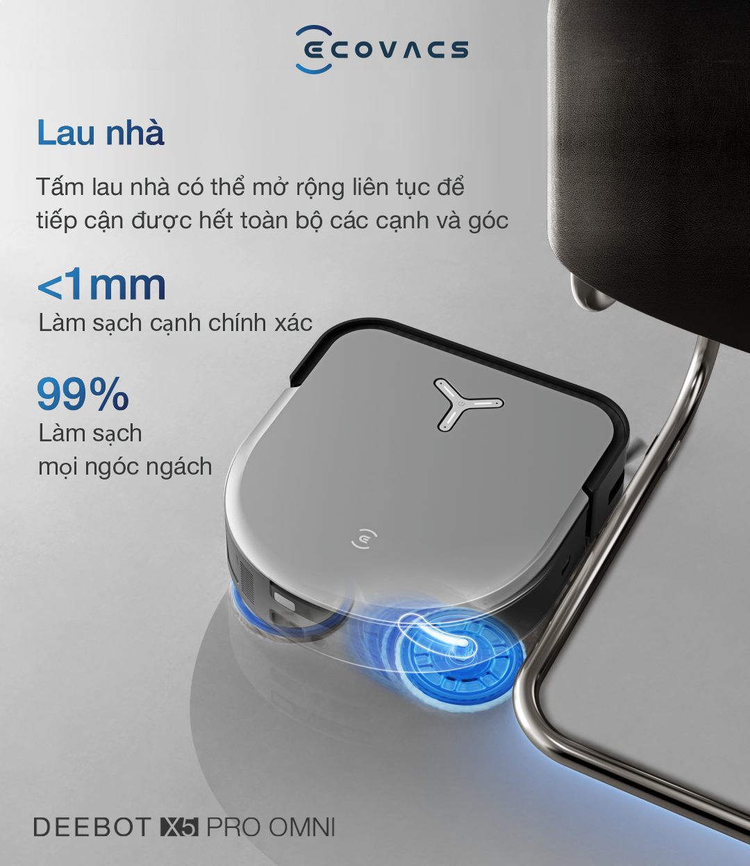 vietnam robotics robot hut bui lau nha ecovacs deebot x5 pro omni tinh nang.4