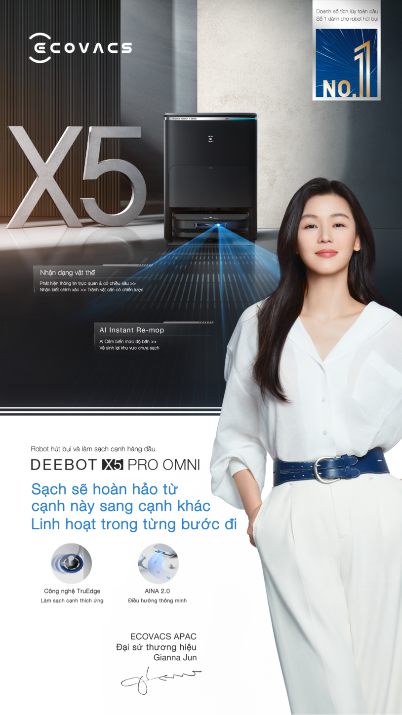 vietnam robotics robot hut bui lau nha ecovacs deebot x5 pro omni tinh nang