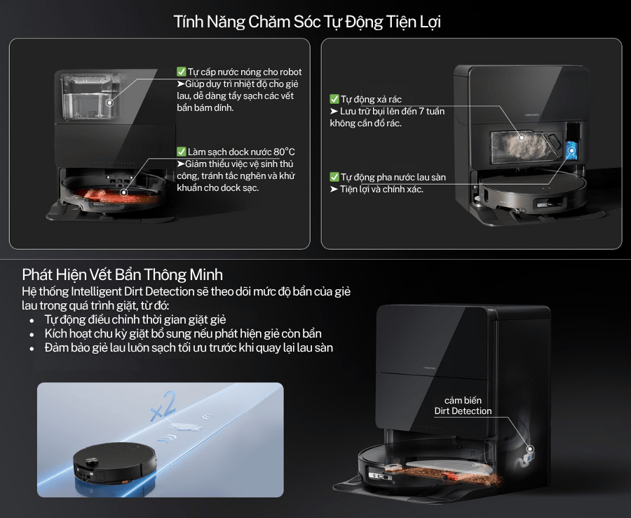 Robot hút bụi lau nhà Roborock Saros 10 30 vietnam robotics robot hut bui lau nha roborock saros 10 gioi thieu chi tiet 29