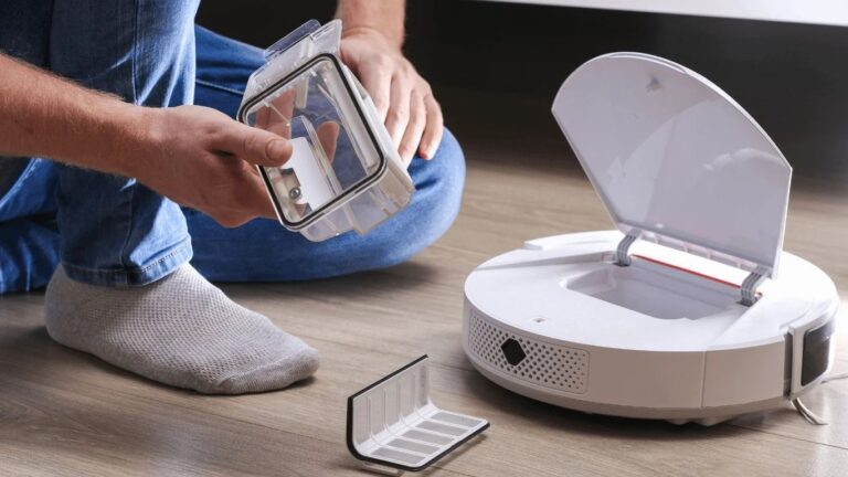 Nguyên nhân khiến robot lau nhà bị tắc nước và cách phòng tránh 1 robot lau nha bi tac nuoc 2
