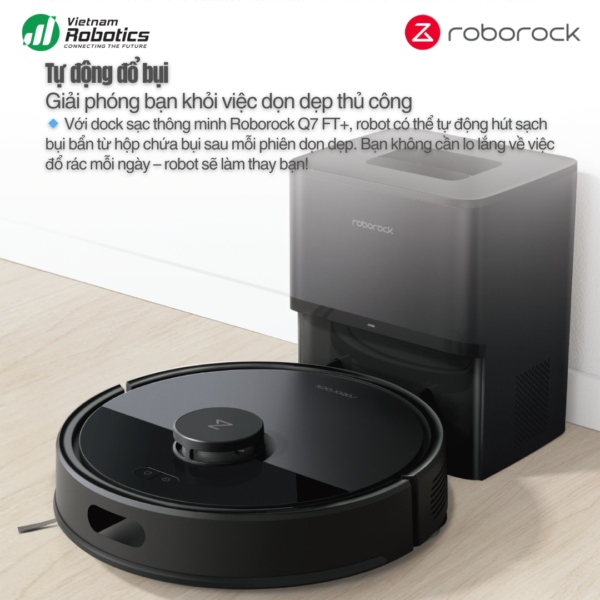 robot-hut-bui-lau-nha-roborock-Q10-FT-tinh-nang-luc-tu-dong-xa-rac