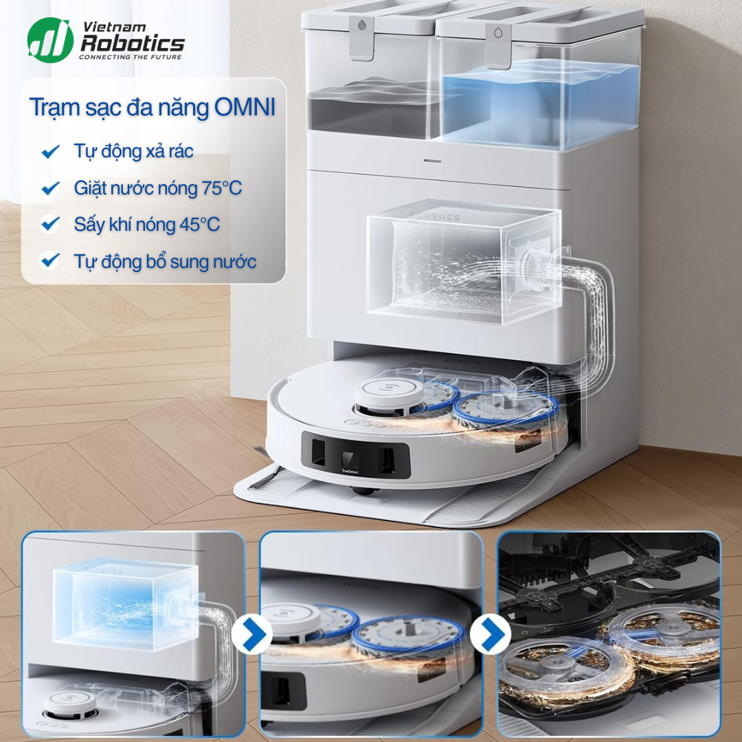 Robot hút bụi lau nhà Ecovacs Deebot T30C | Chính hãng - Giá tốt - Vietnam Robotics 31 robot hut bui lau nha ecovacs deebot t30c vietnam robotics gioi thieu