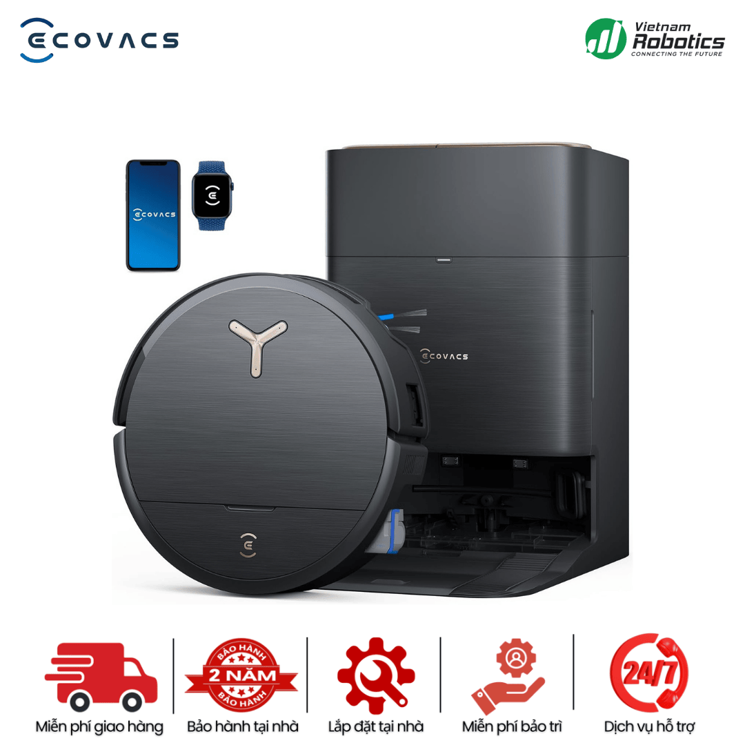 Ecovacs Deebot X9 Pro Omni | Robot hút bụi lau nhà thông minh cao cấp