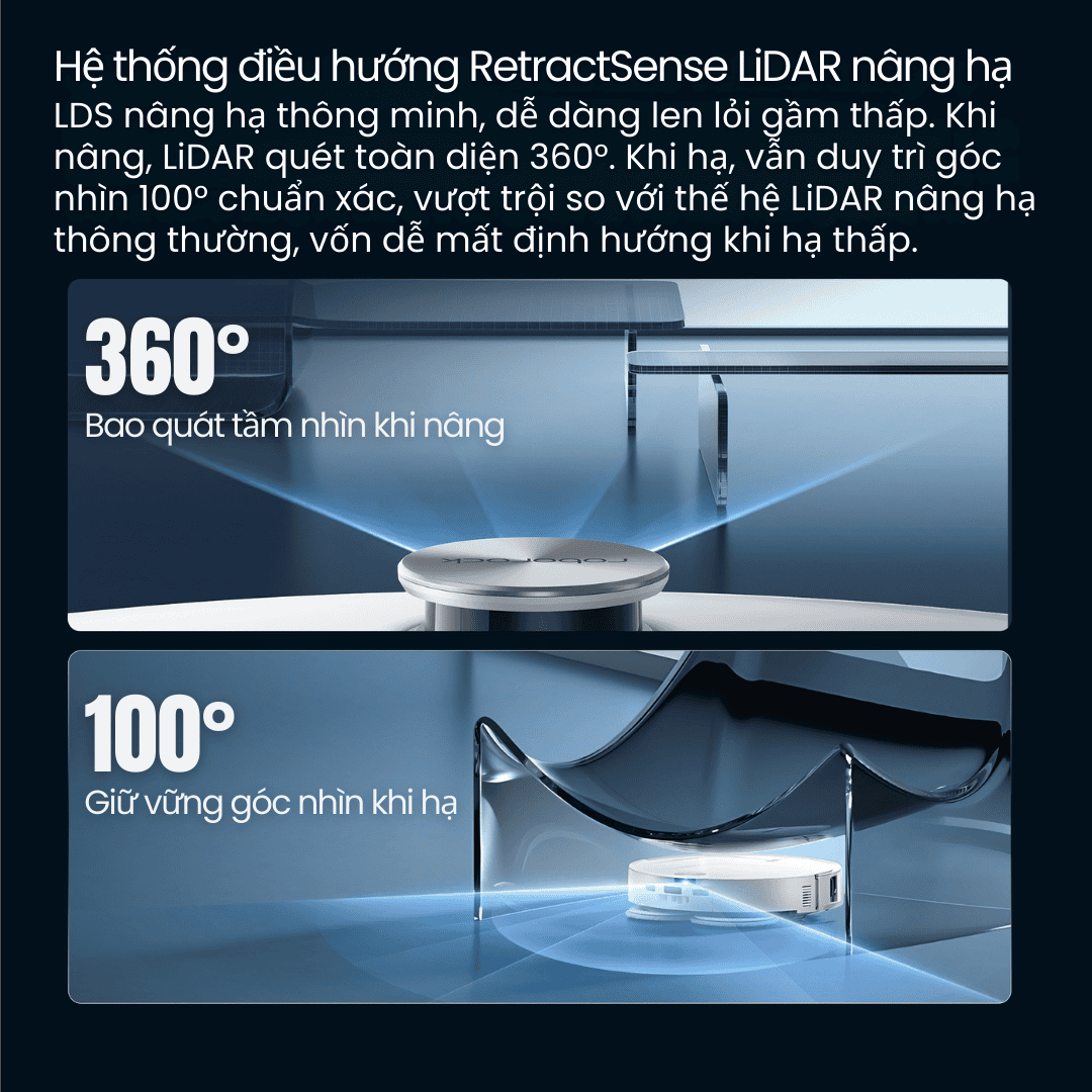 Robot hút bụi lau nhà thông minh Roborock Qrevo Curv Pro 2 36 robot hut bui lau nha roborock curv 2 pro 39