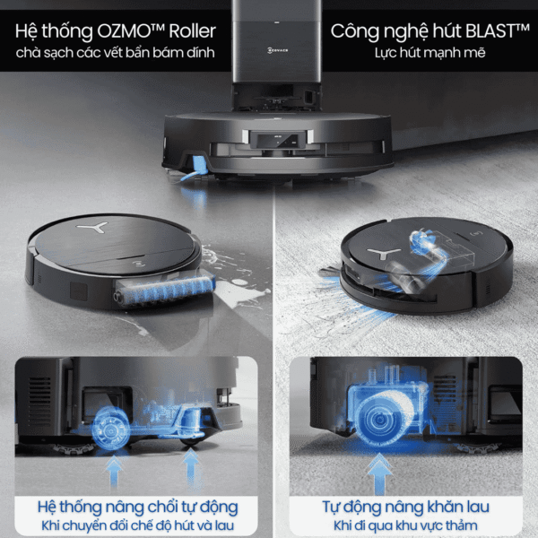 robot hut bui lau nha thong minh ECOVACS DEEBOT X9 PRO Omni 14