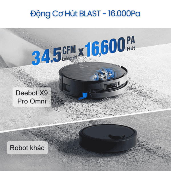 robot hut bui lau nha thong minh ECOVACS DEEBOT X9 PRO Omni 22