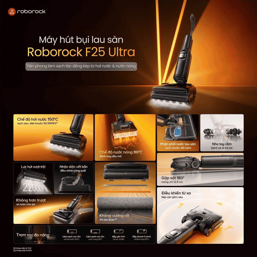 Roborock F25 Ultra - BH 24 Th 