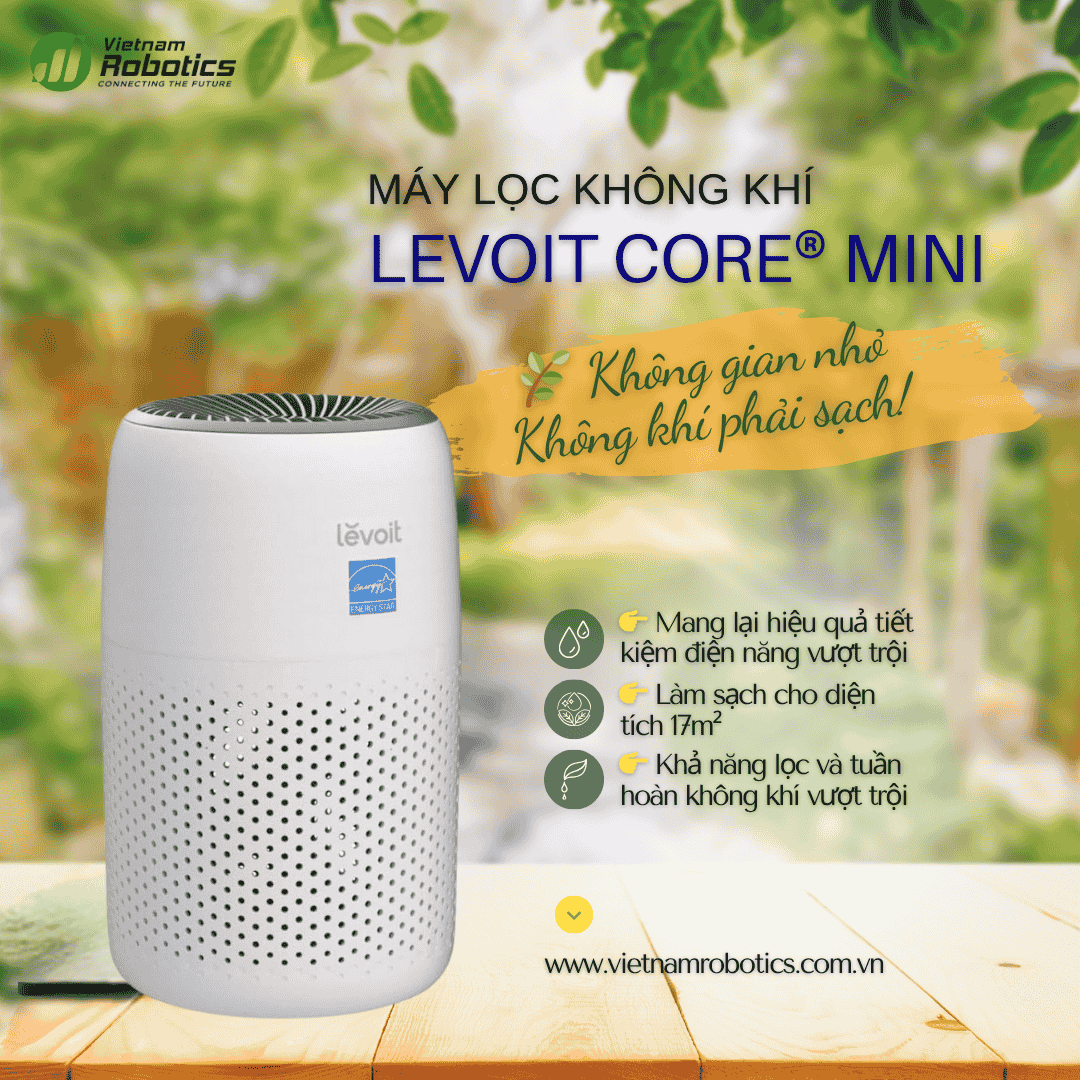 Levoit Core® Mini - Cho Phòng 20m² - BH 24 Th 