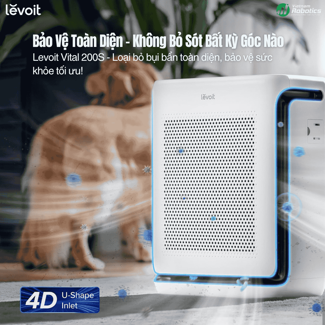 Levoit Vital 200S - Cho Phòng 88m² - BH 24 Th 