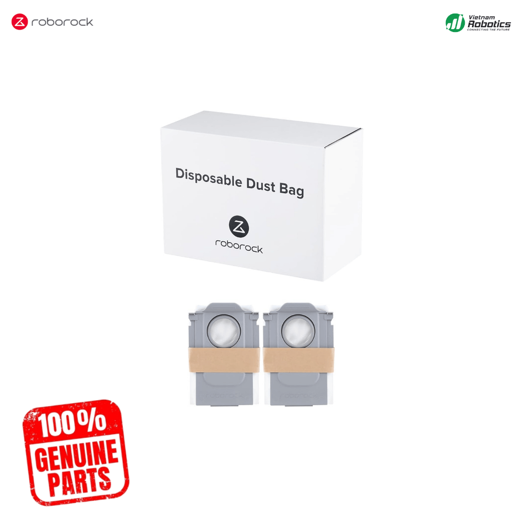 Hộp 2 Túi Đựng Bụi Dùng Một Lần Roborock QRevo Series & S8 MaxV Ultra - Hàng Chính Hãng