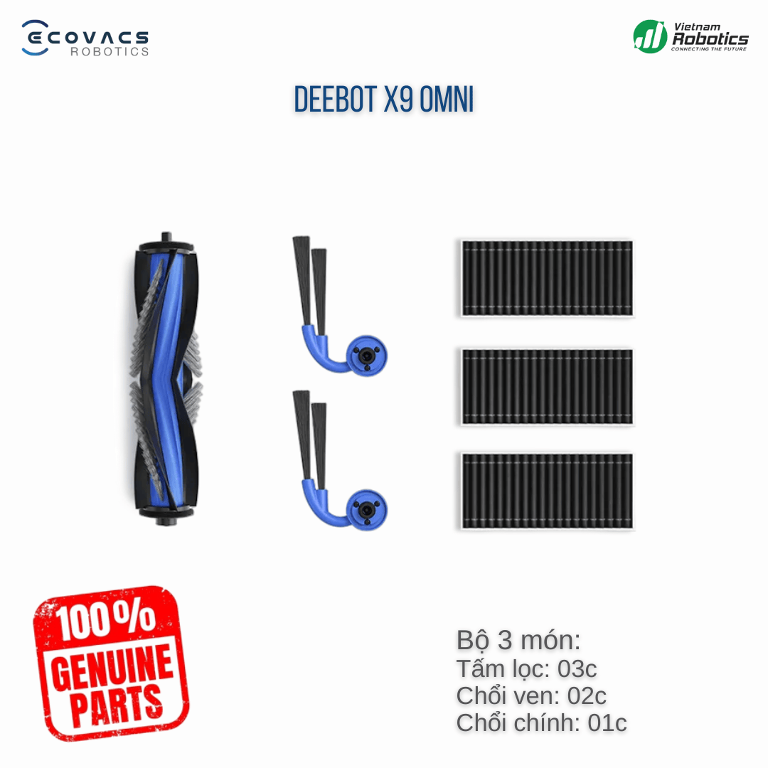 Bộ Phụ Kiện ECOVACS DEEBOT X9 OMNI - Chính Hãng