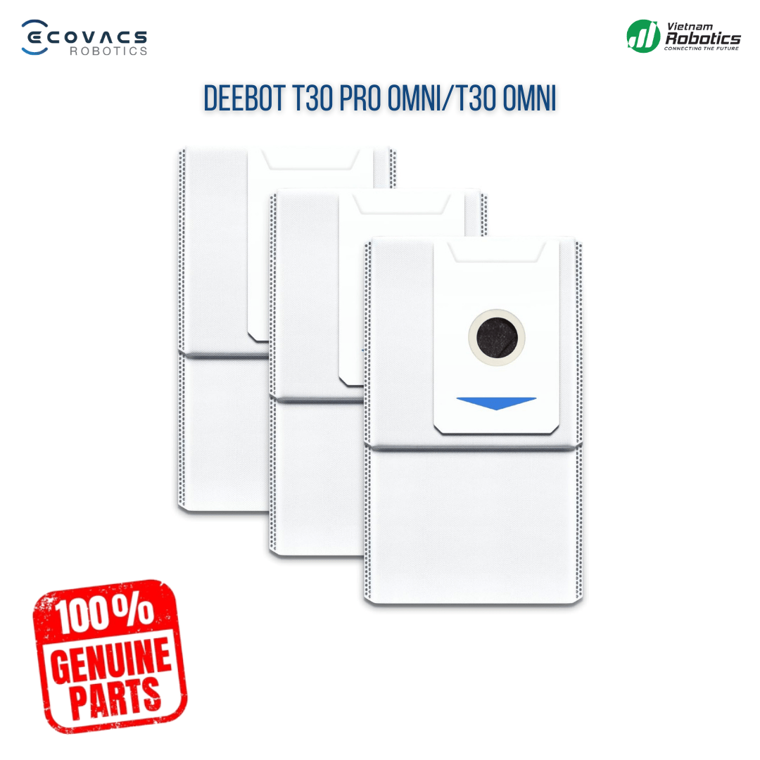 Túi đựng rác Ecovacs DEEBOT T30 Pro Omni / T30 Seris - Hàng Chính Hãng