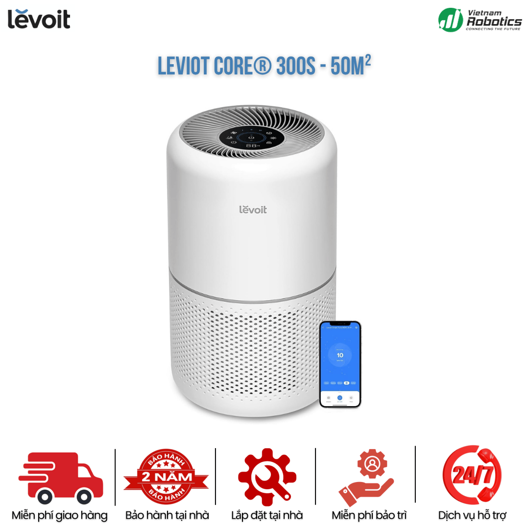 Levoit Core® 300S - Cho Phòng 50m² - BH 24 Th