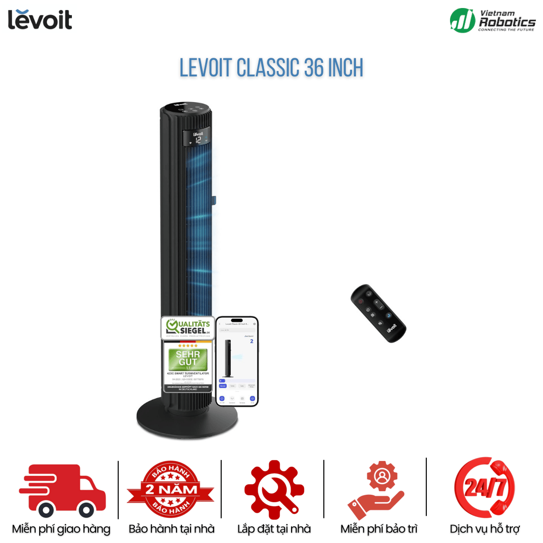 Quạt Tháp Thông Minh LEVOIT Classic 42 inch
