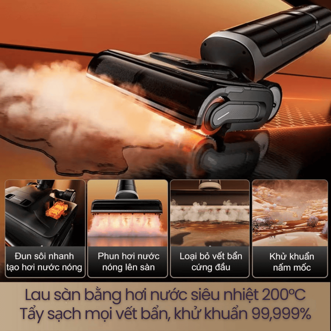 Dreame H16 Pro Steam - BH 24 Th 