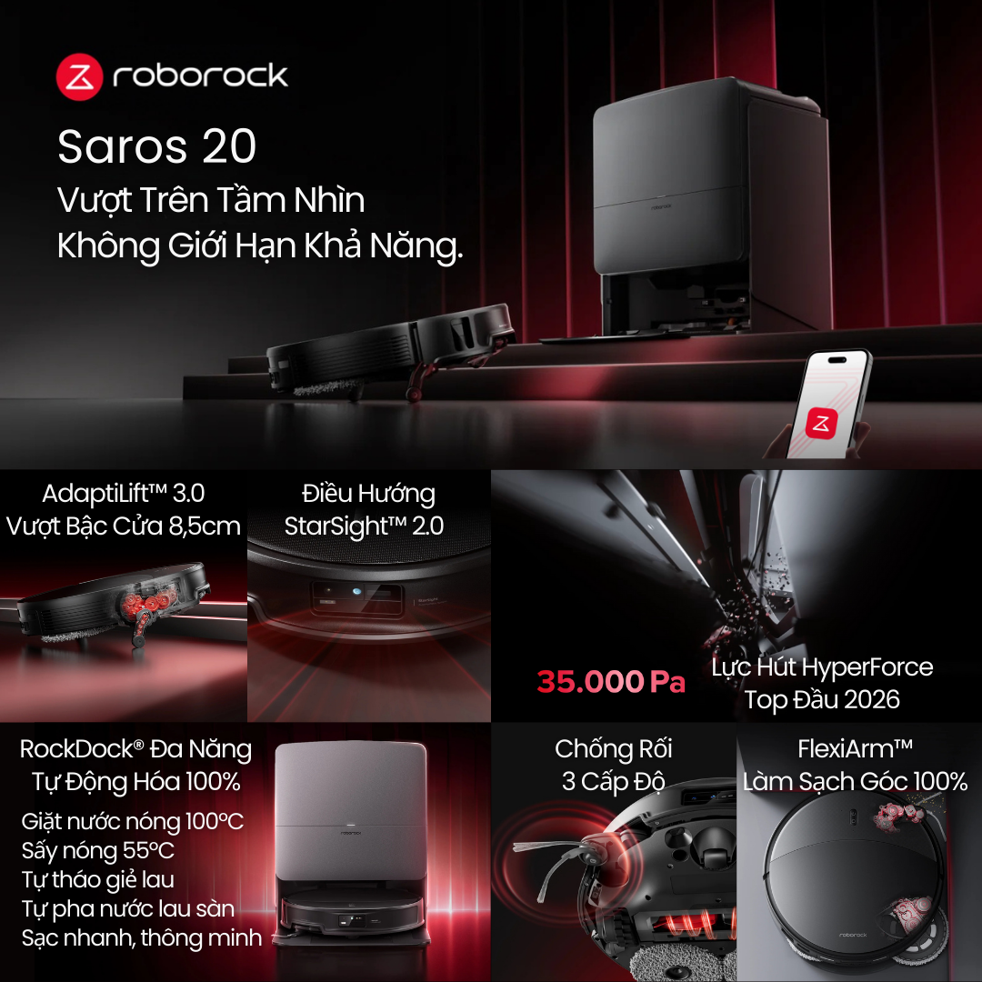 Roborock Saros 20 - BH 24 Th 