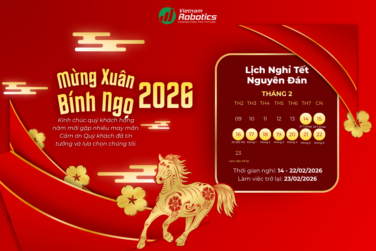 Thông Báo Lịch Nghỉ Tết Nguyên Đán 2026 – Vietnam Robotics
