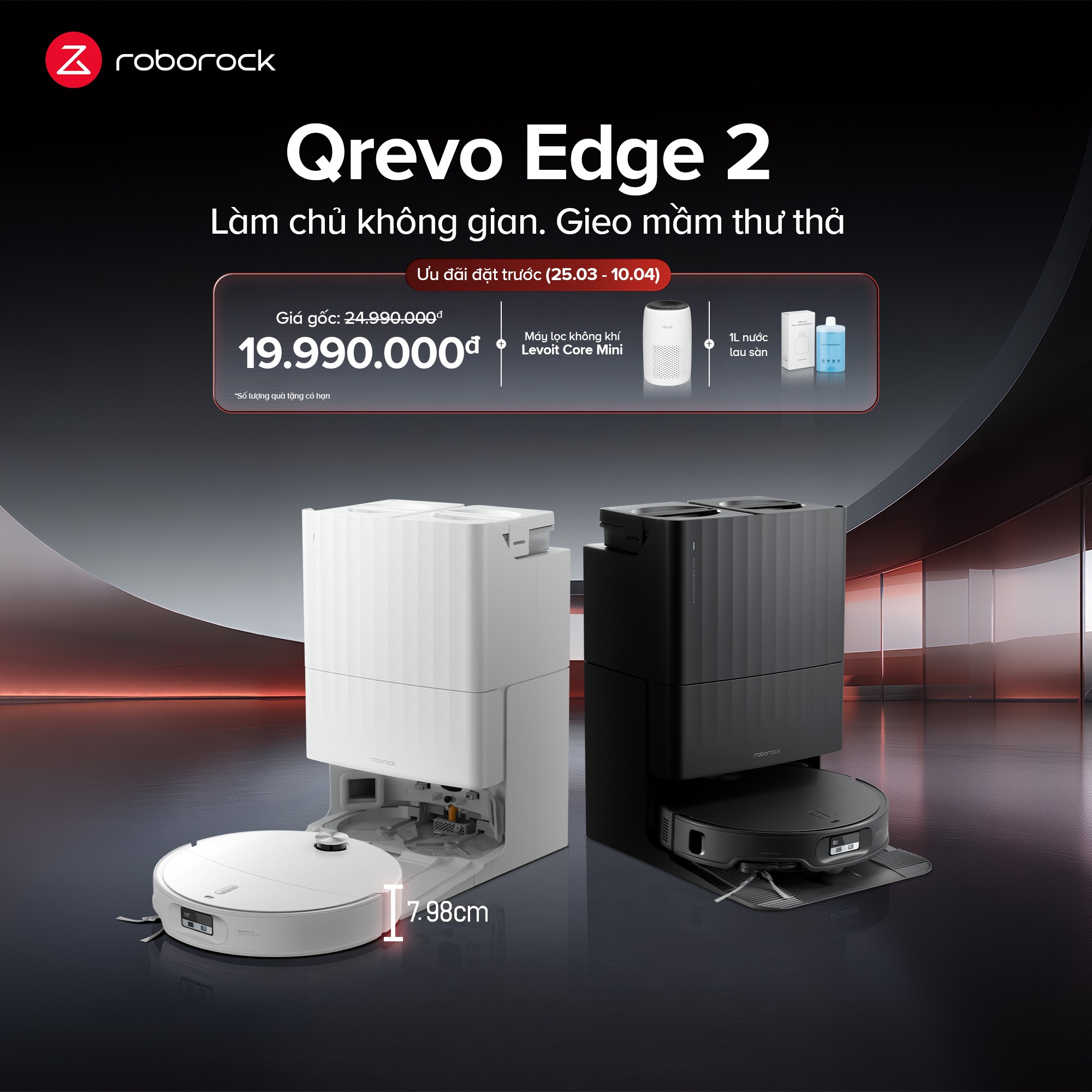 Roborock Qrevo Edge 2 - BH 24 Th