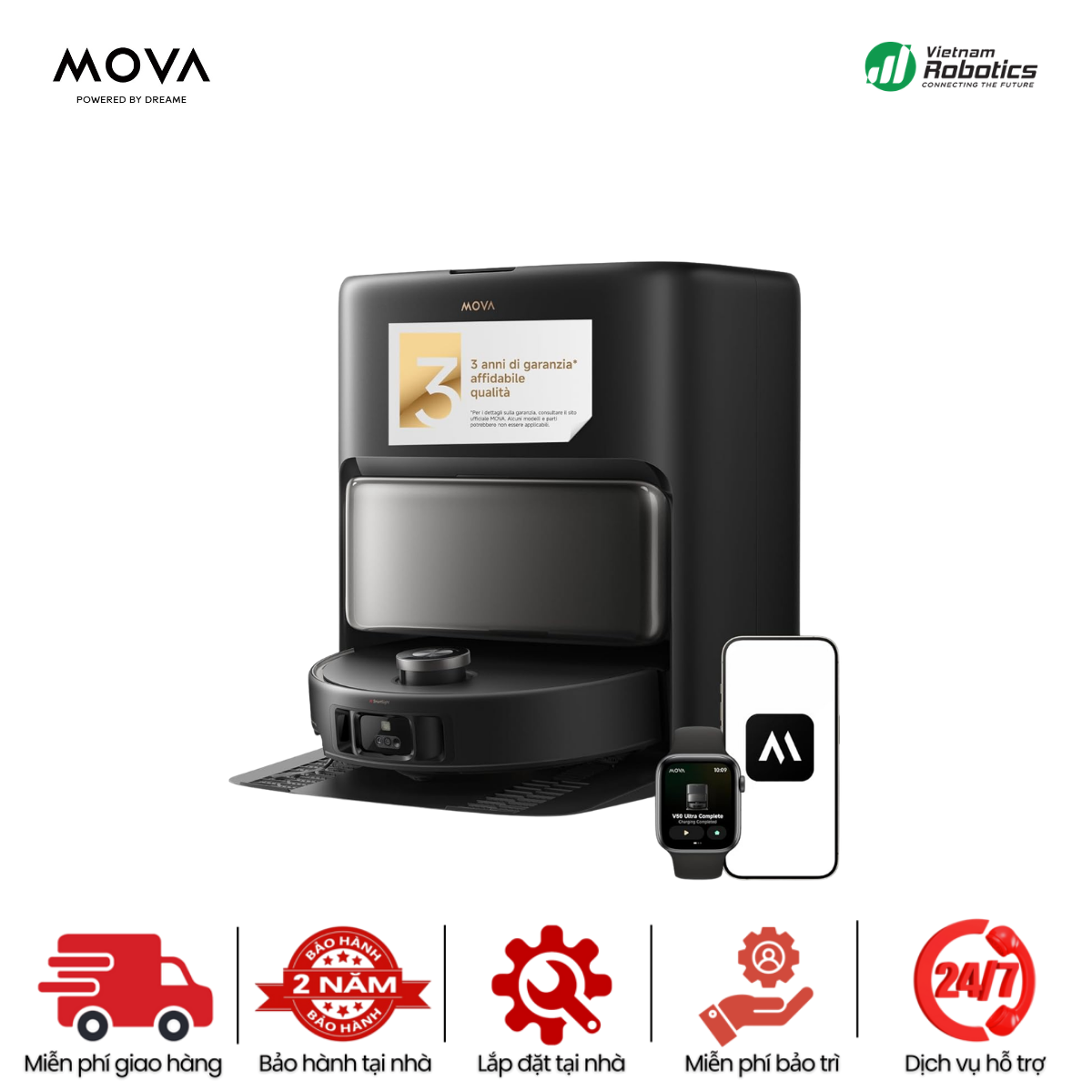 MOVA V50 Ultra Complete - BH 24 Th