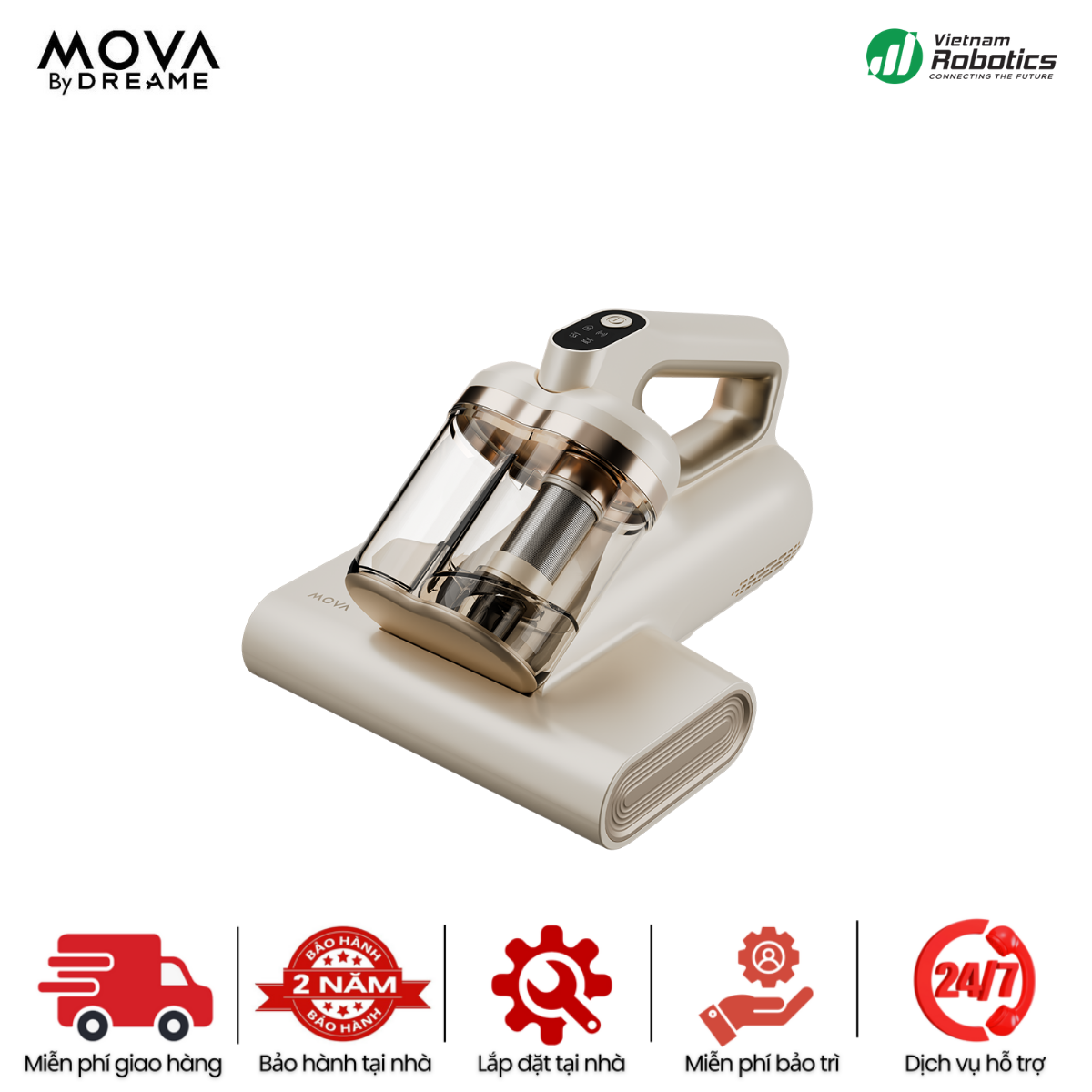 MOVA D10 Max – Máy hút bụi giường nệm - BH 24 Th