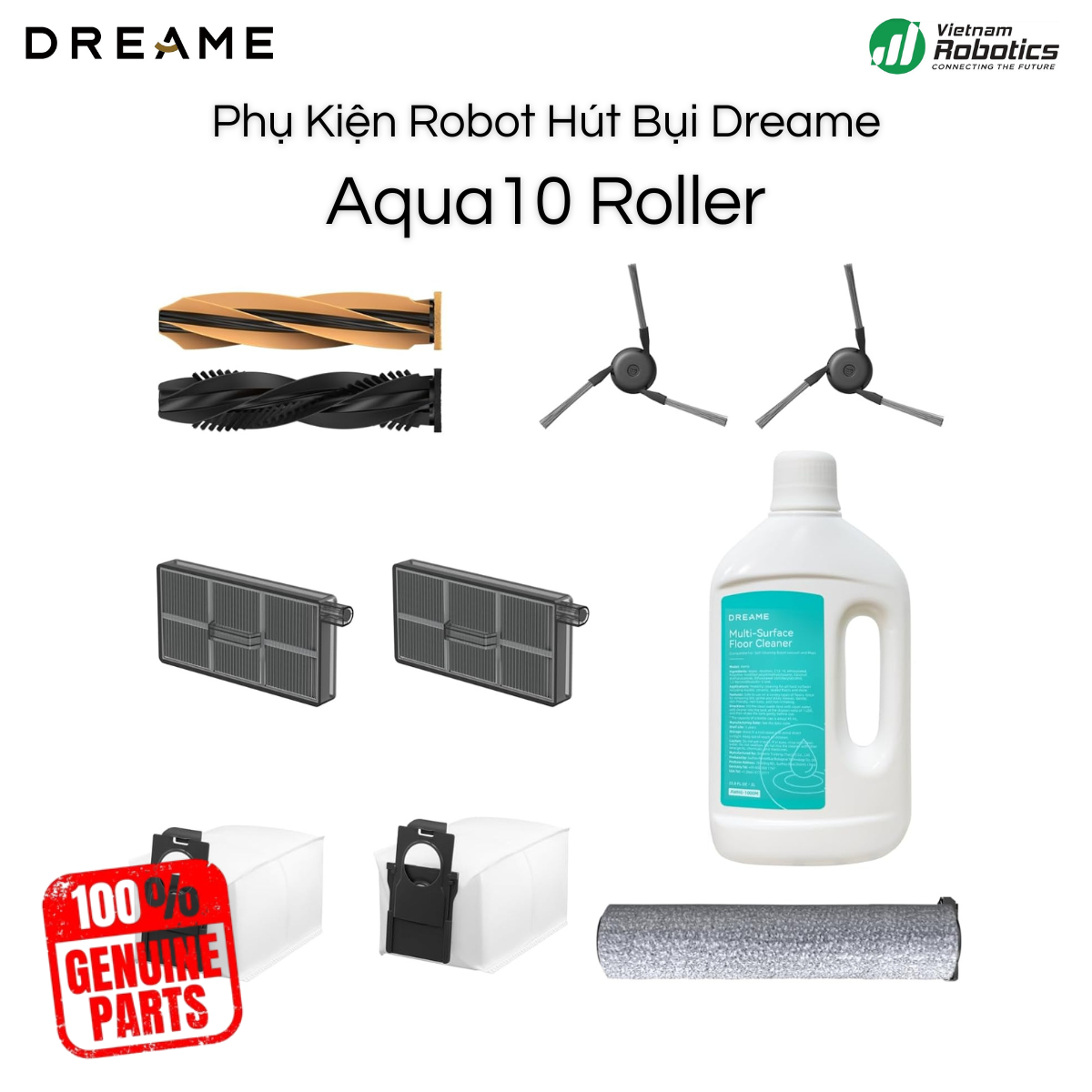 Bộ phụ kiện Dreame Aqua10 Series chính hãng