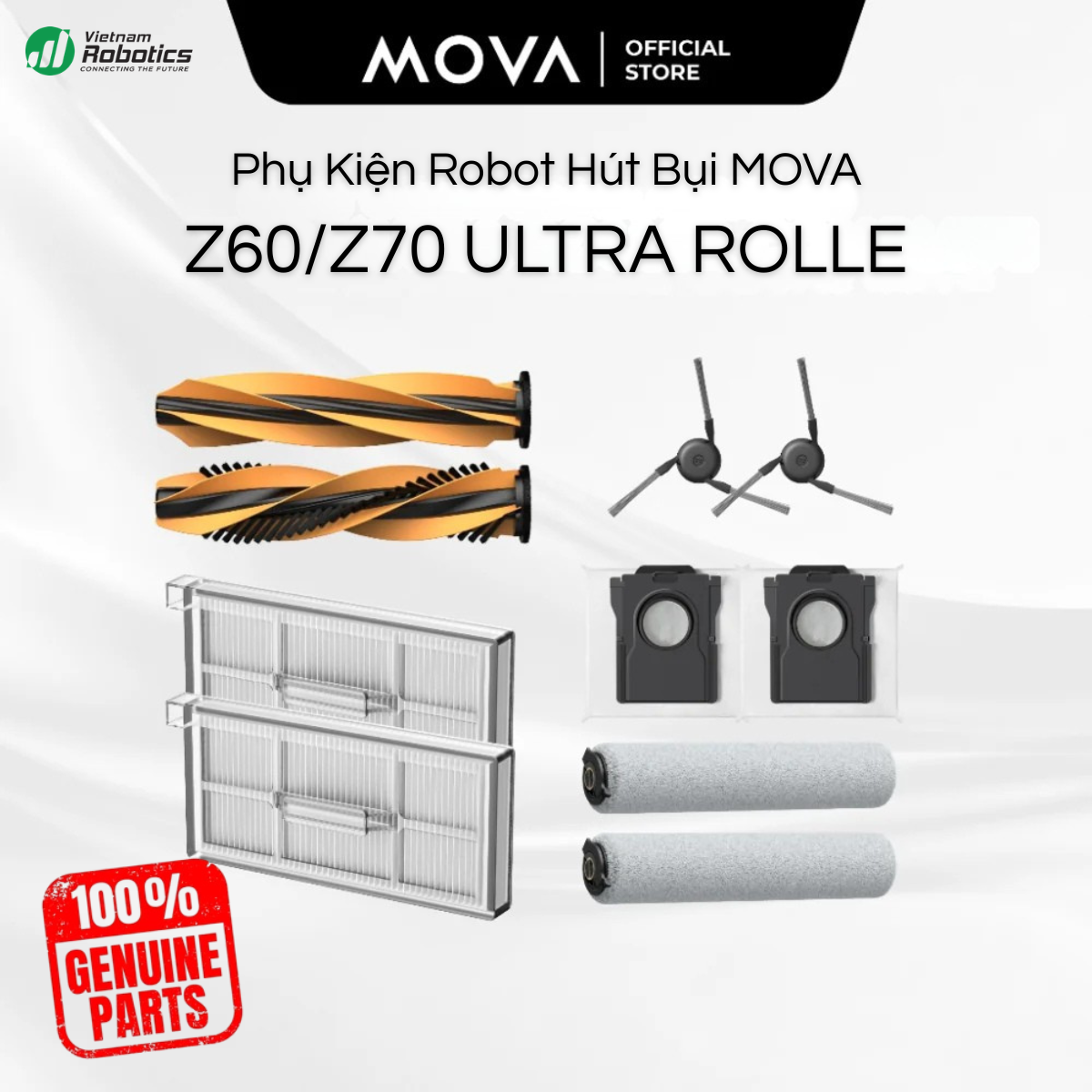 Phụ kiện MOVA Z60/Z70 Ultra Roller chính hãng
