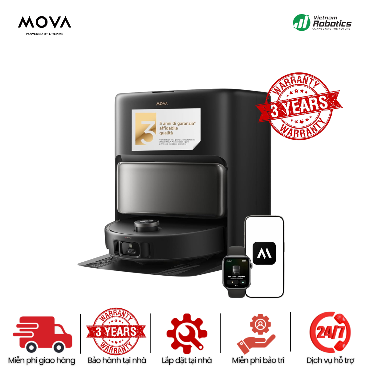 MOVA V50 Ultra Complete - BH 36 Th