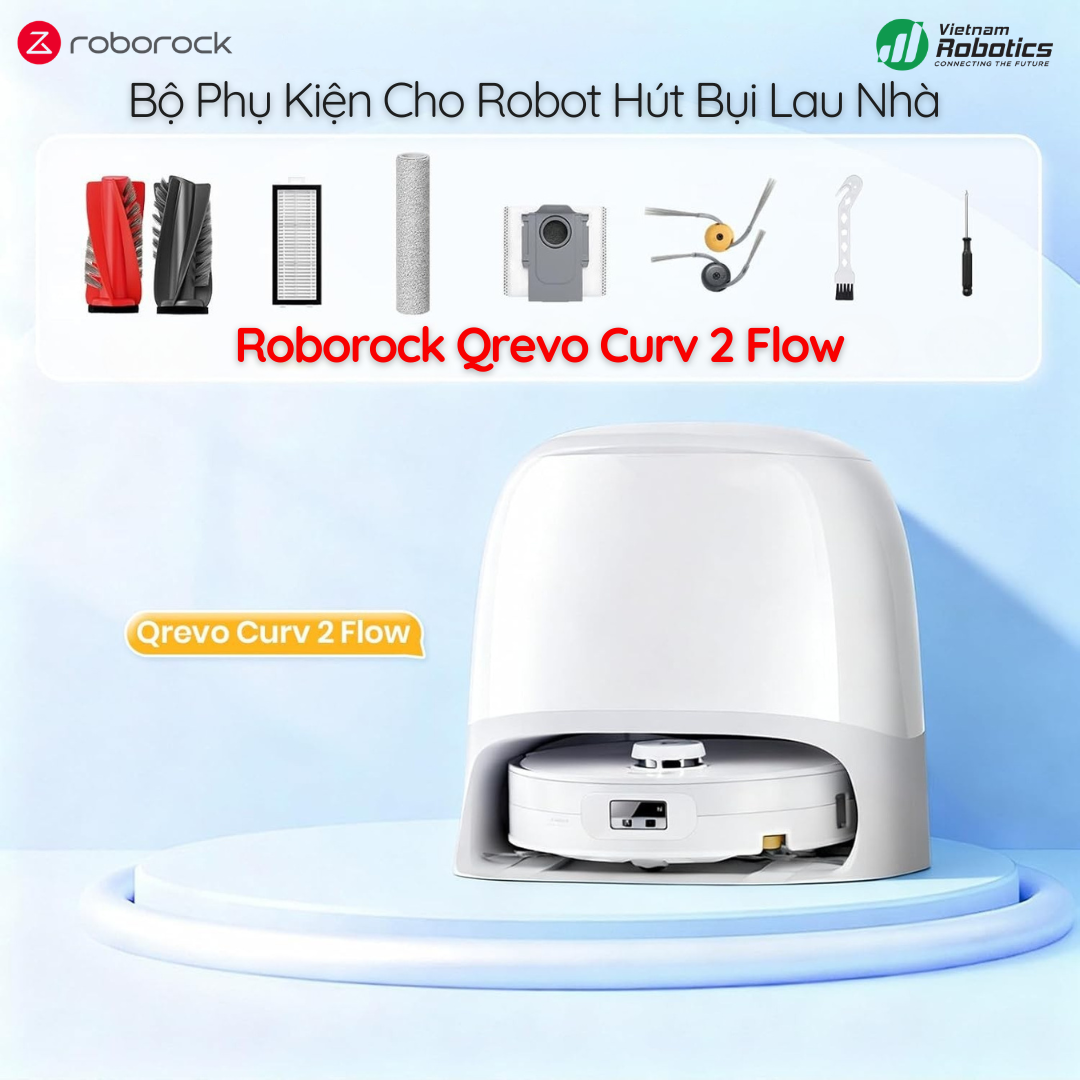 Bộ Phụ Kiện Roborock Qrevo Curv 2 Flow Chính Hãng