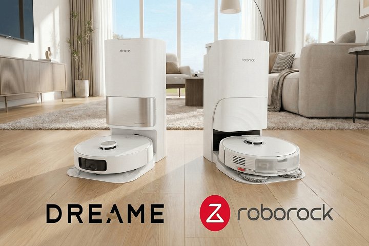 So sánh robot hút bụi Roborock vs Dreame