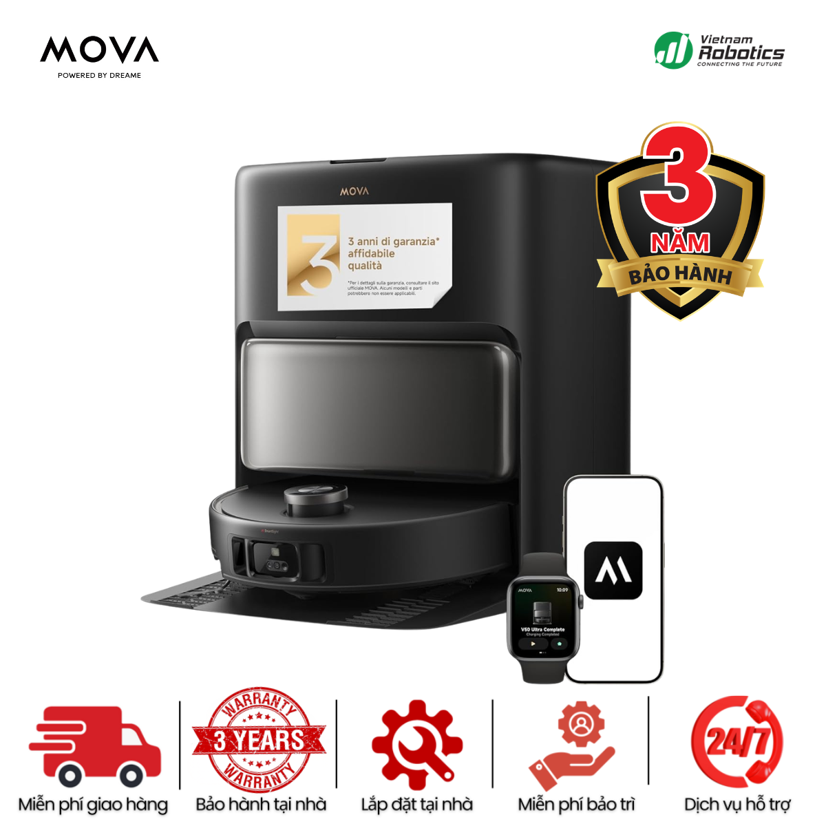 MOVA V50 Ultra Complete - BH 36 Th