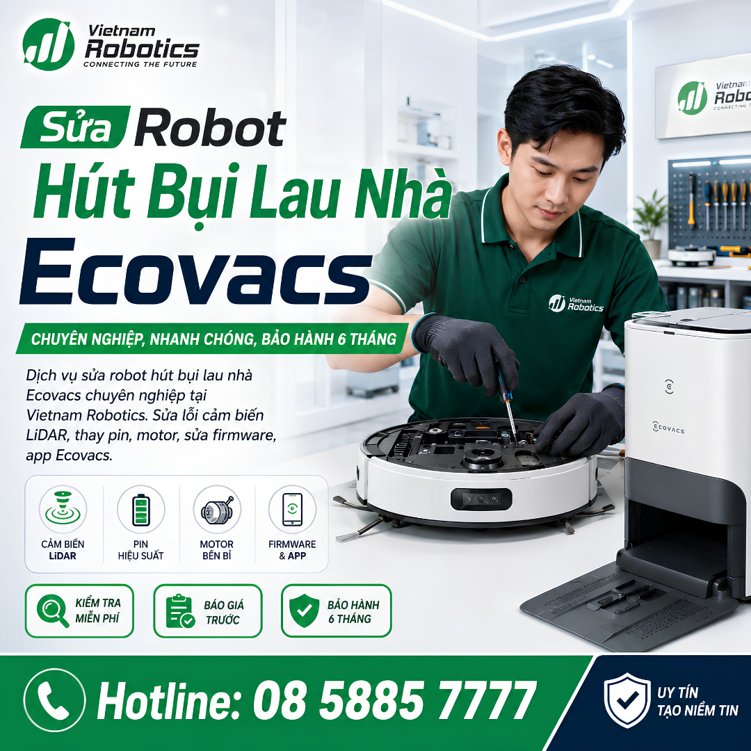 Sửa Robot Hút Bụi Ecovacs
