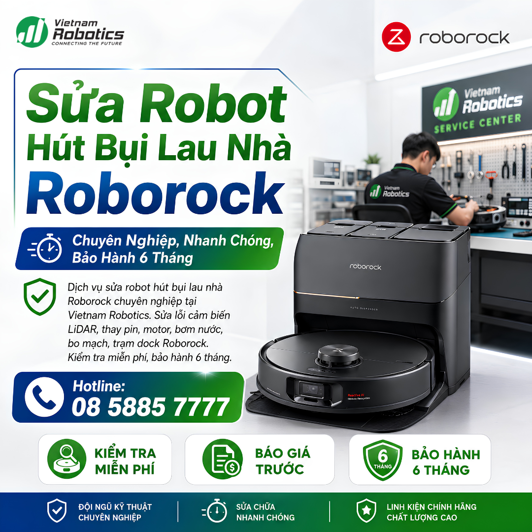 Sửa Robot Hút Bụi Roborock