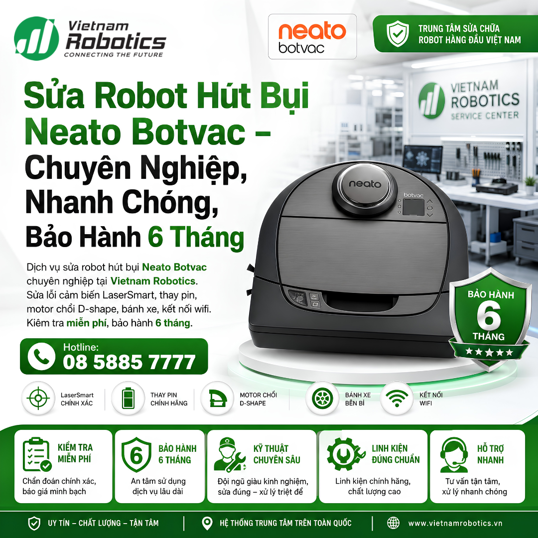 Sửa Robot Hút Bụi Neato 