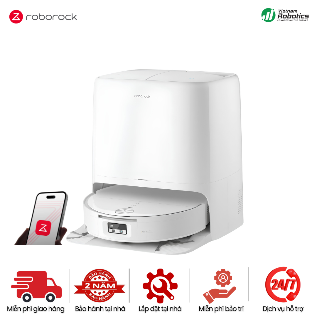 Robot Hút Bụi Lau Nhà Roborock Qrevo Edge 2 Flow - BH 24 Th